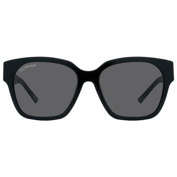 FX01362B Balenciaga Grey Square Unisex Sunglasses BB0215SA 001 56 BB0215SA 001 5 - Picture 1 of 6